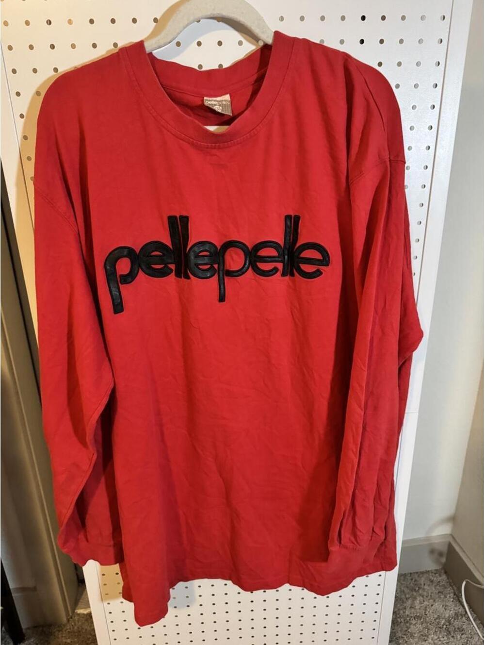 Vintage Marc Buchanan Pelle Pelle Red Long Sleeve Shirt XXL